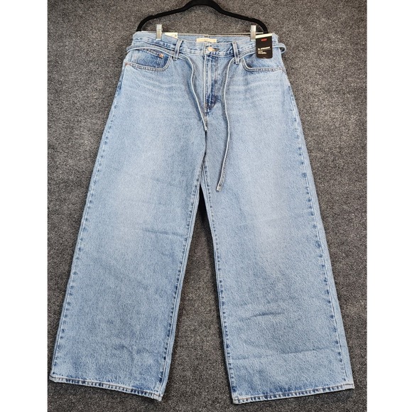 Levi's Denim - Levi's Big E XL Straight Women Y2K Baggy Skater Wide Leg Jeans W32 L31 NWT